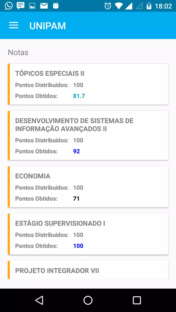 Portal do Aluno - UNIPAM Screenshots