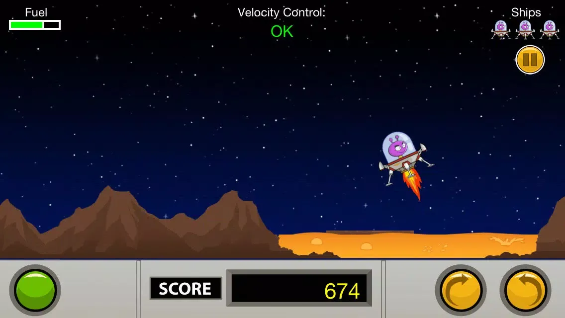 ET Weird in Space Lander Screenshots