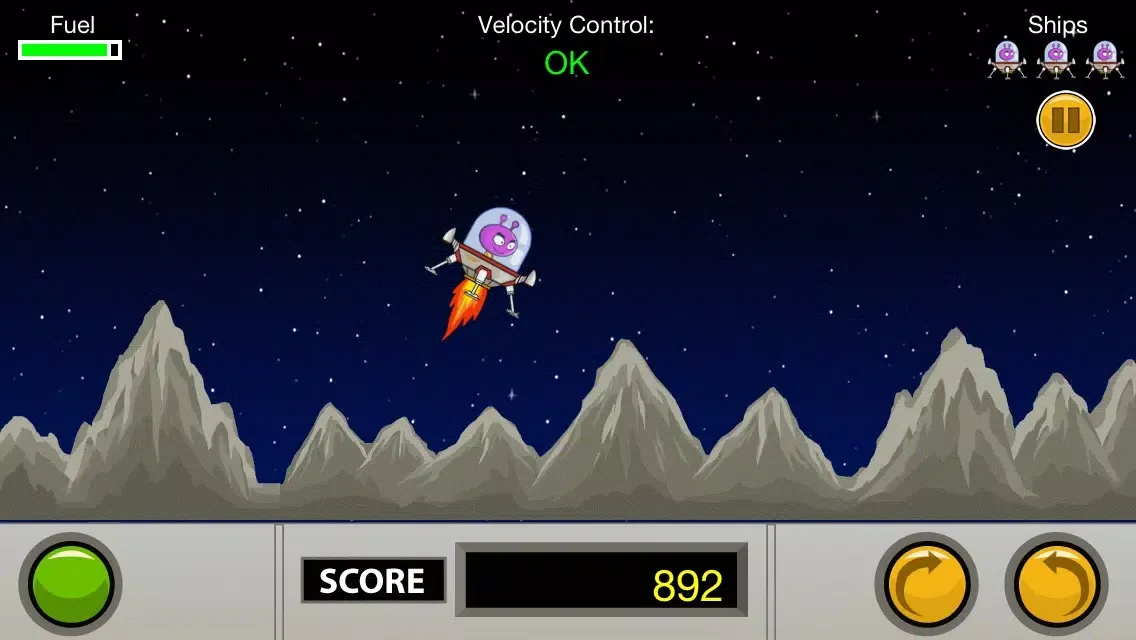 ET Weird in Space Lander Screenshots
