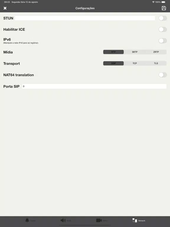 FocusTelecomm Softphone iPad Screenshots