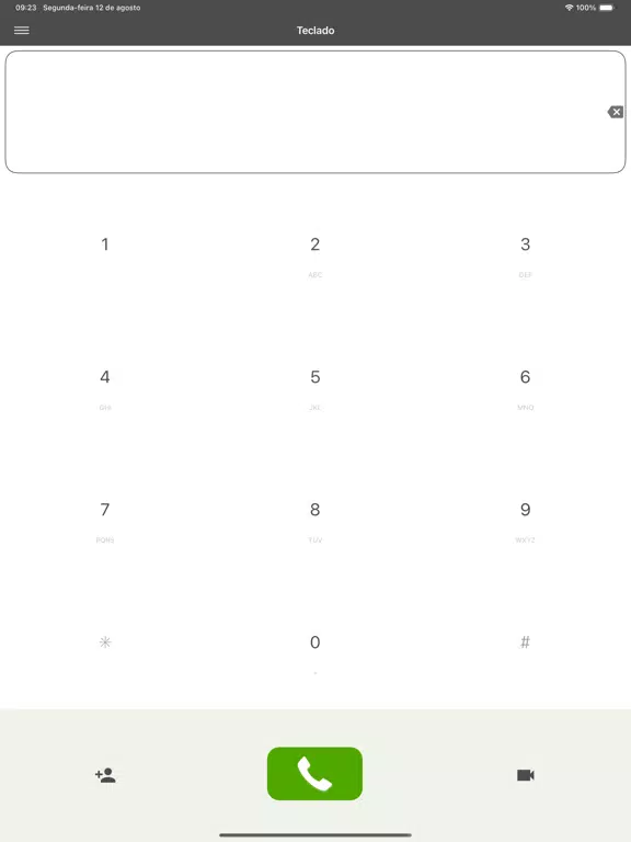 FocusTelecomm Softphone iPad Screenshots