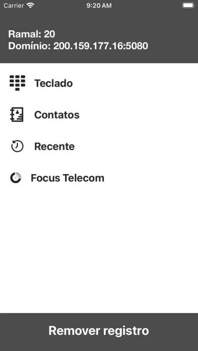 FocusTelecomm Softphone Screenshots