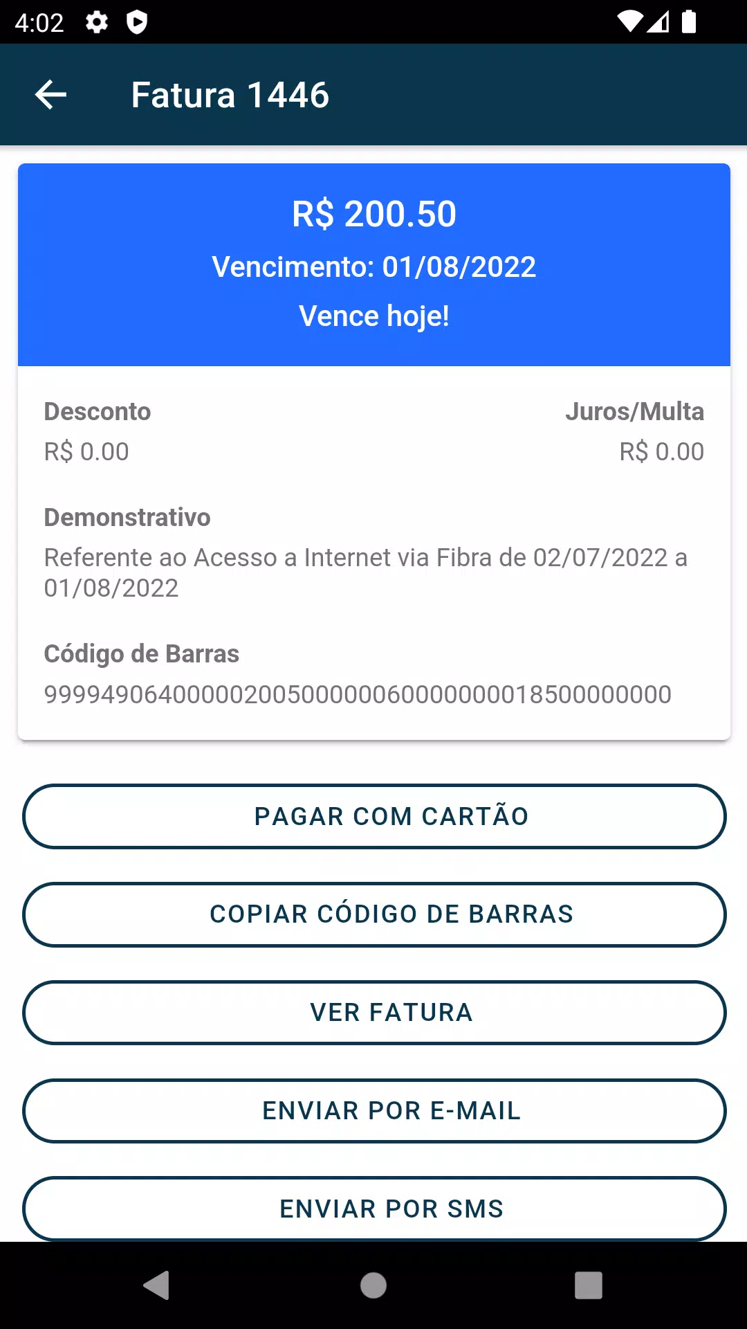 MeuAppProvedor Screenshots