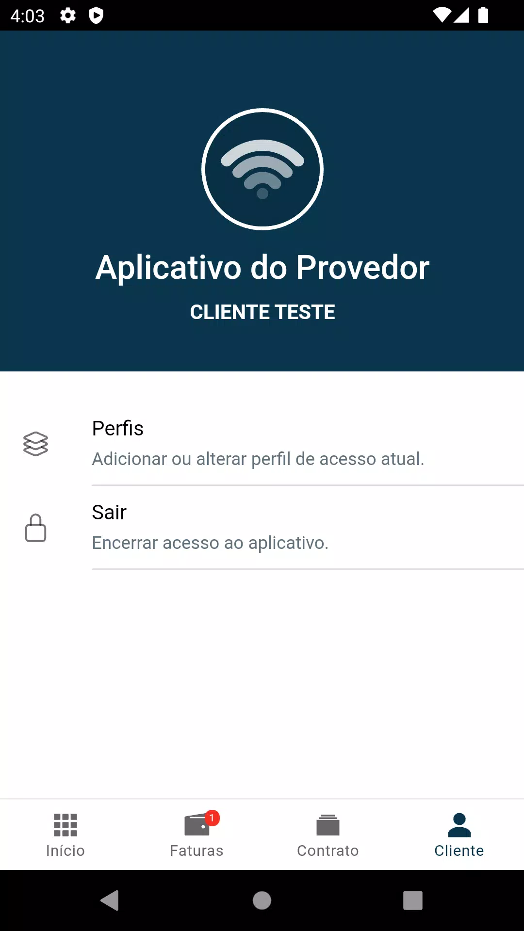 MeuAppProvedor Screenshots