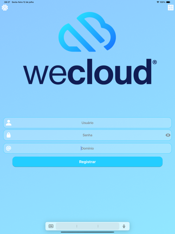 Wecloud voip iPad Screenshots