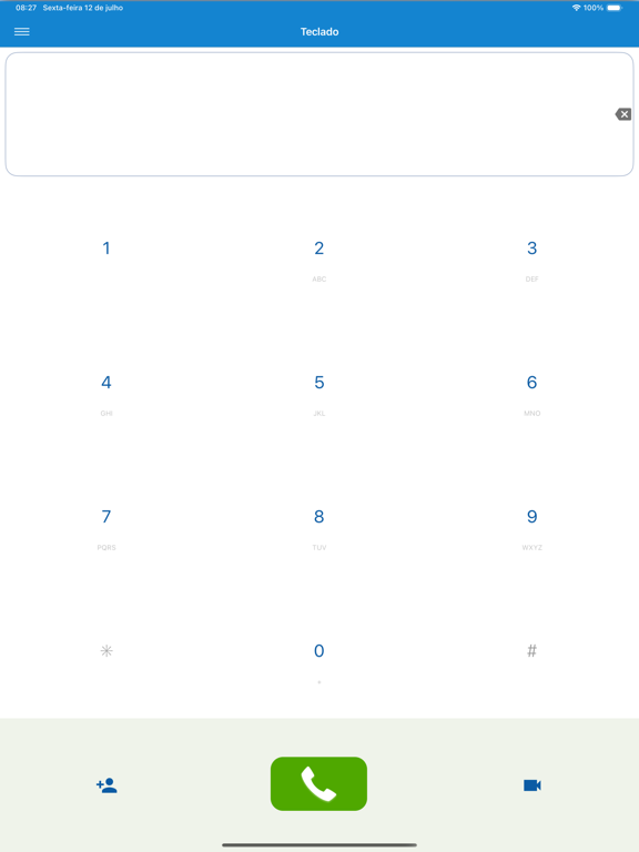 Wecloud voip iPad Screenshots