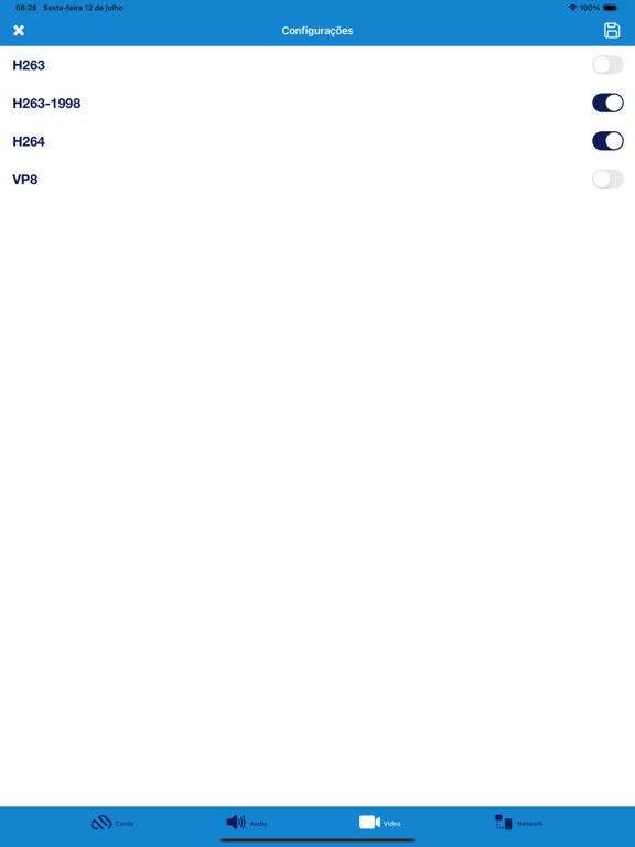 Wecloud voip iPad Screenshots