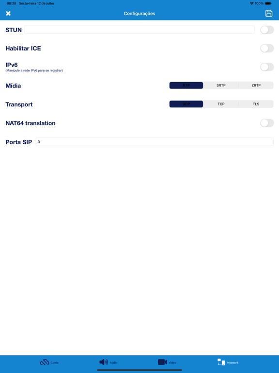 Wecloud voip iPad Screenshots
