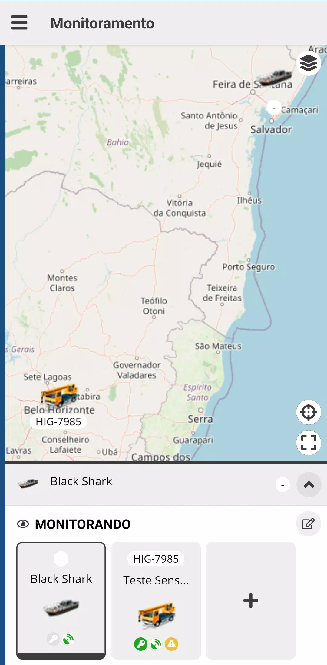 Sat Rastreamento Screenshots