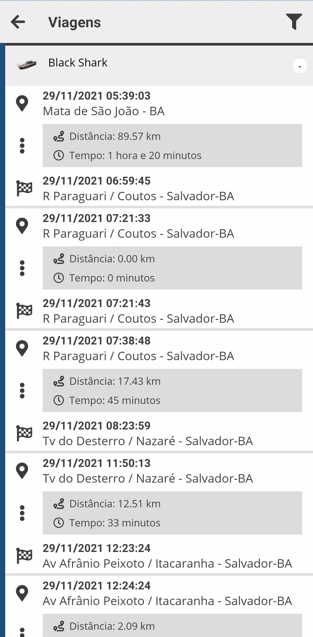 Sat Rastreamento Screenshots