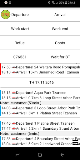 GPS Time Tracker - logbook Pro应用截图