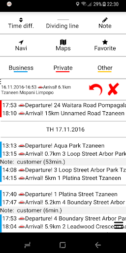 GPS Time Tracker - logbook Pro应用截图