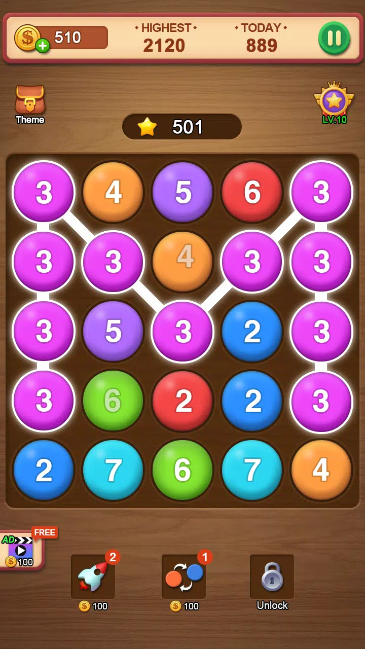 Number Puzzle - bubble match Screenshots