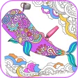 Virtual Mandala Coloring Book