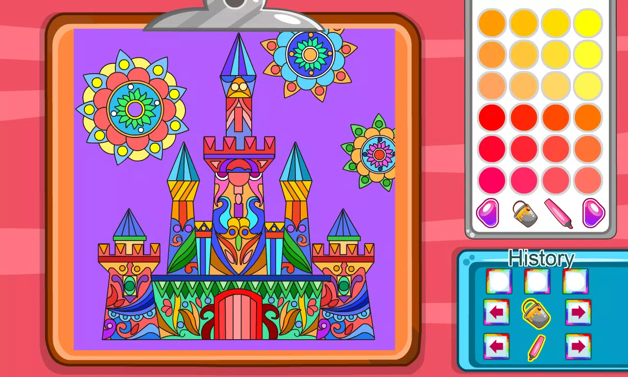 Virtual Mandala Coloring Book Screenshots