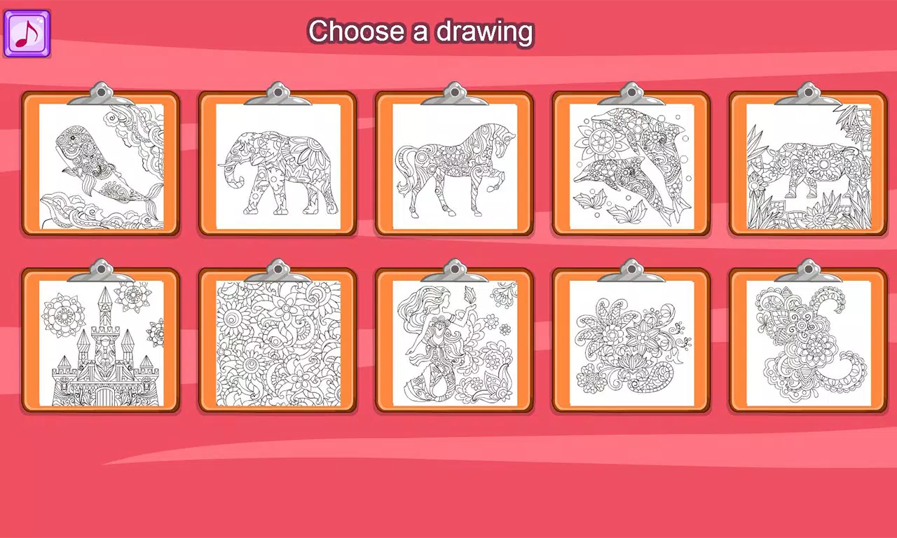 Virtual Mandala Coloring Book Screenshots