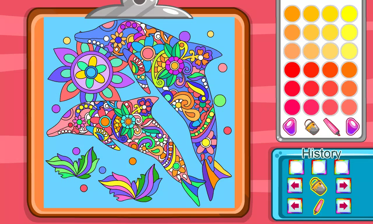 Virtual Mandala Coloring Book Screenshots