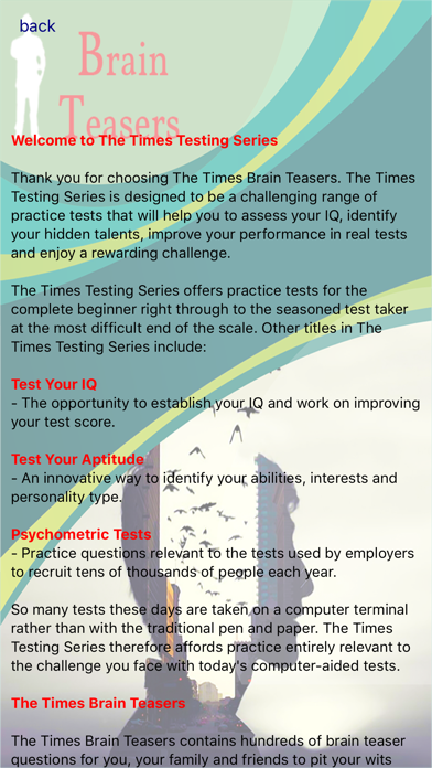 Brain Teasers Tests Screenshots