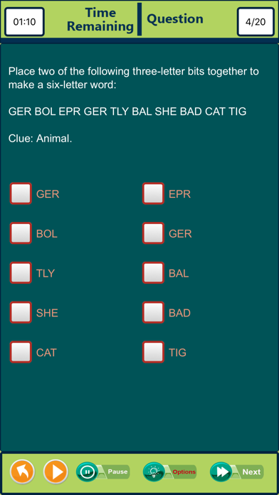 Brain Teasers Tests Screenshots