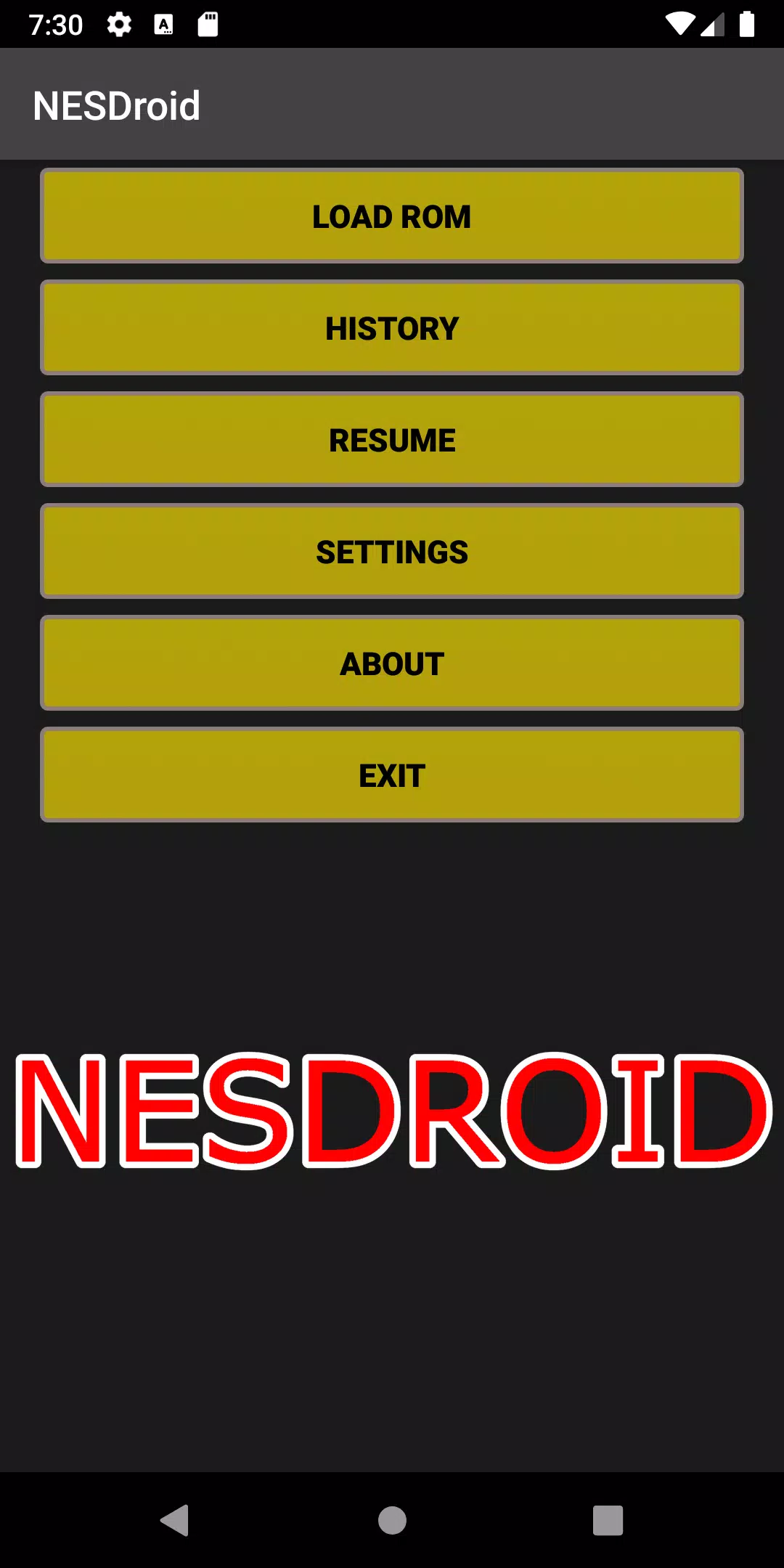 NESDroid Screenshots