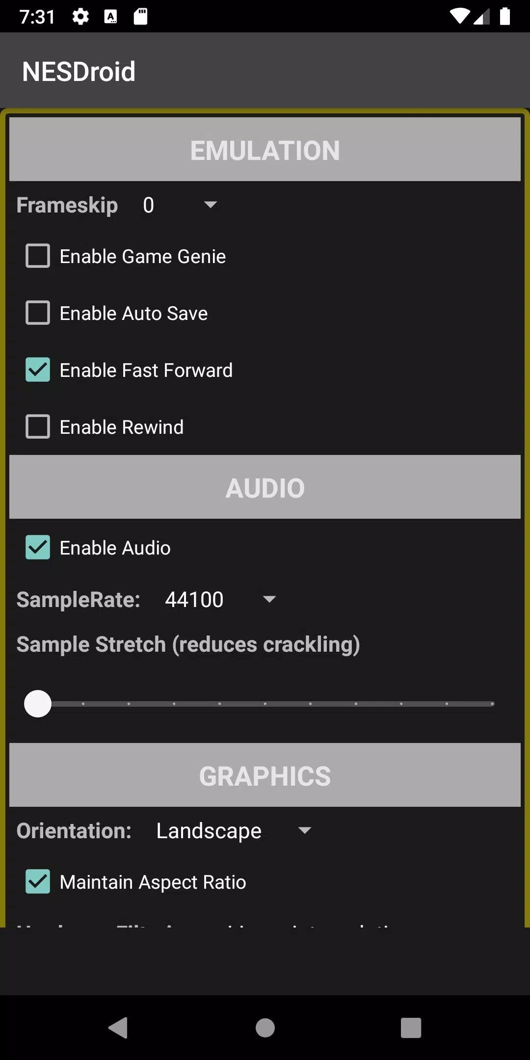 NESDroid Screenshots