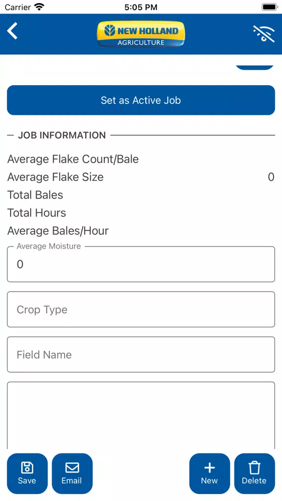 Electronic Bale Length Control Screenshots
