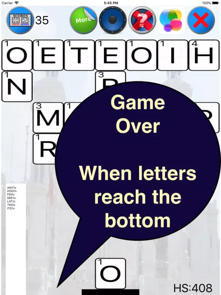 تصاویر Wittys Word Breakout iPad 