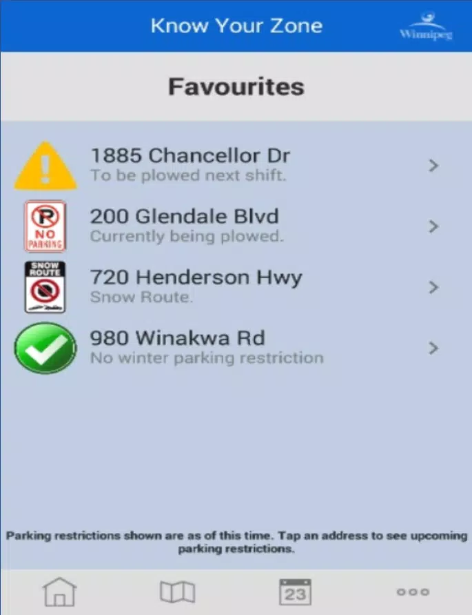 Winnipeg - Know Your Zone Screenshots