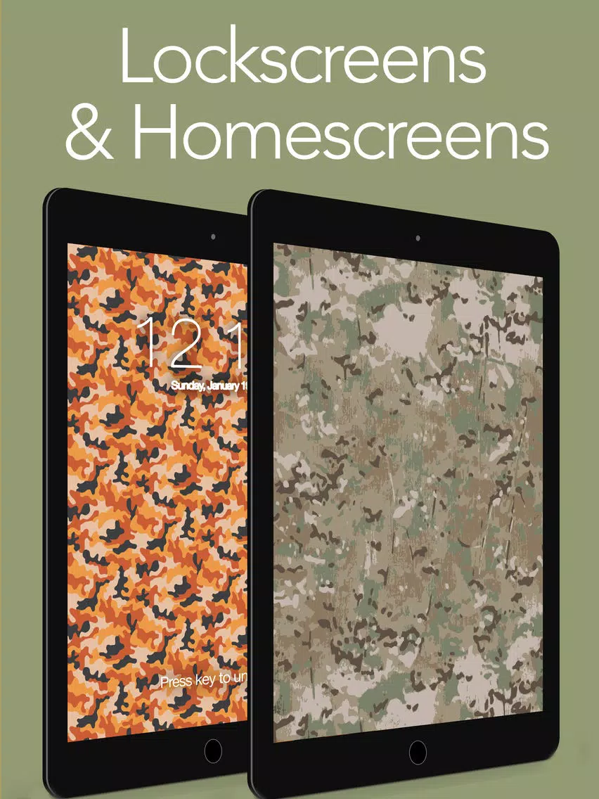 Camo Yo Screen! - Camouflage iPad Screenshots