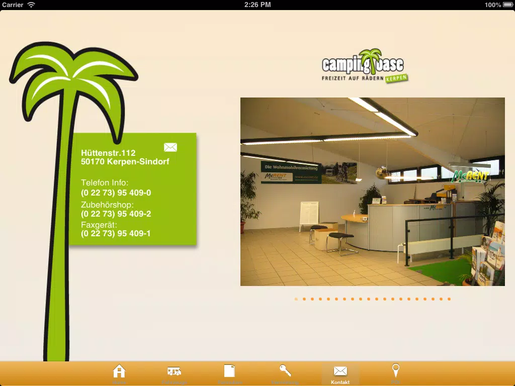 Campingoase Kerpen iPad Screenshots