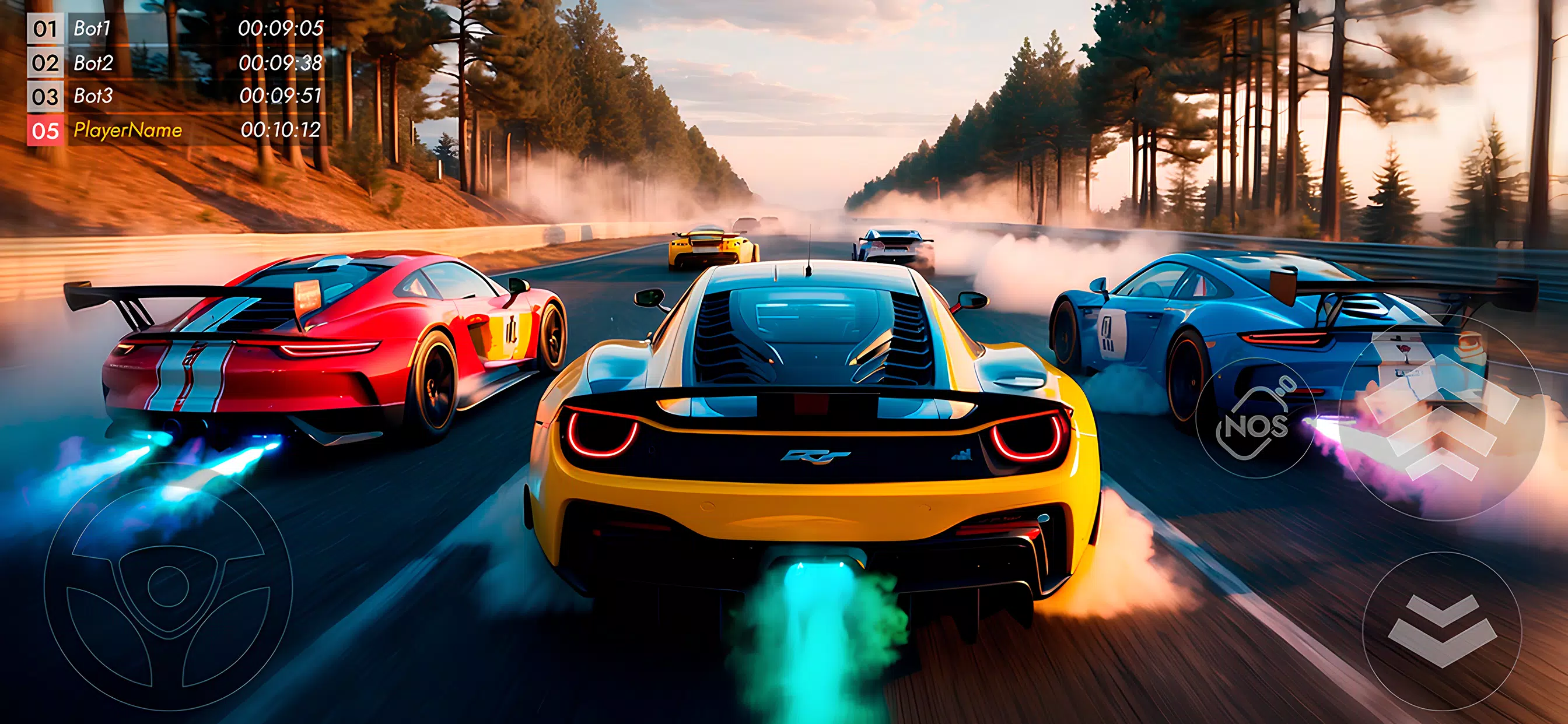 Nitro Rush: Car Racing Game Screenshots