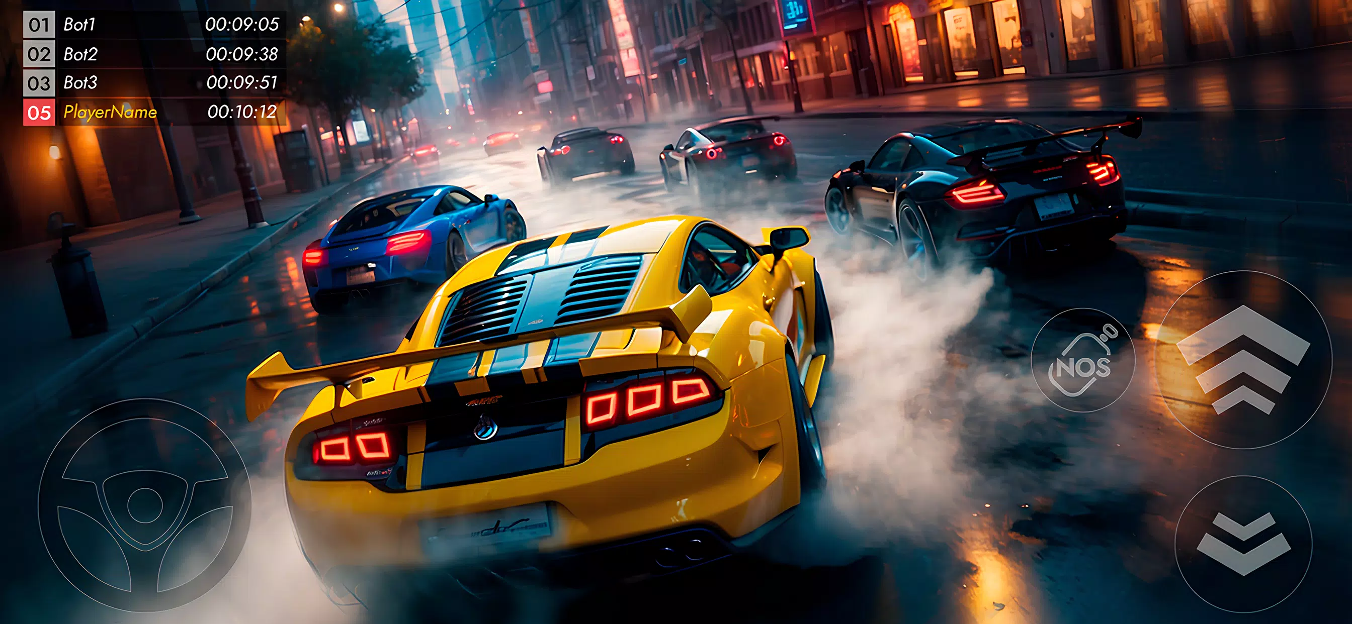 Nitro Rush: Car Racing Game Screenshots