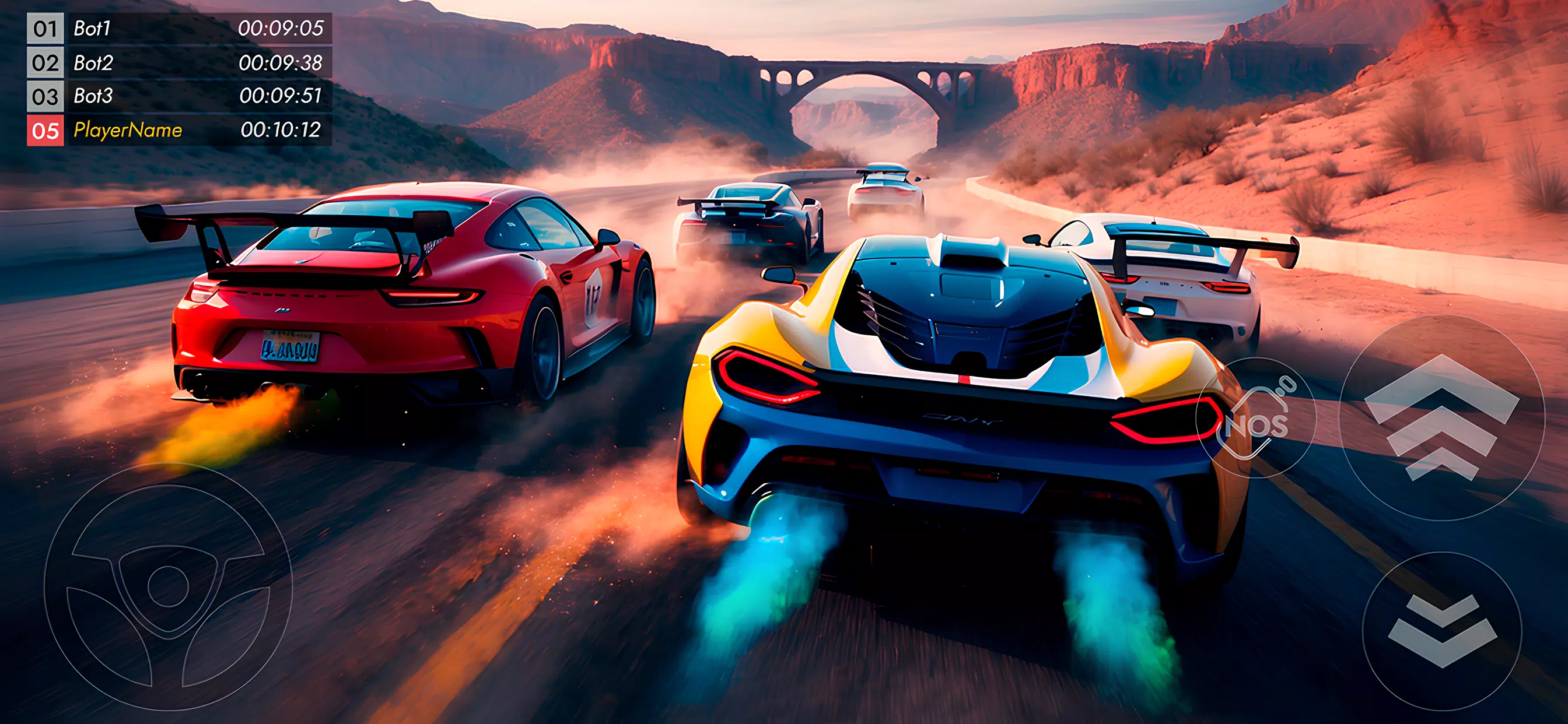 Nitro Rush: Car Racing Game Screenshots