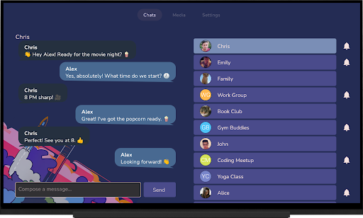 Tevegram : Telegram for TV Screenshots