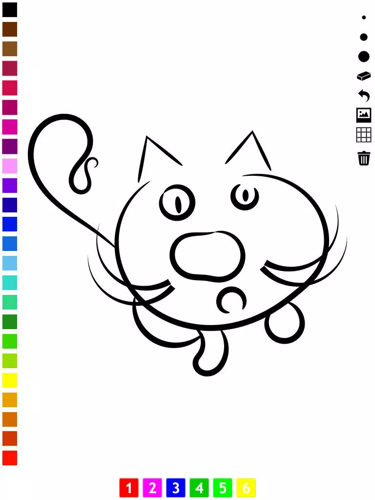 A Coloring Book for Little Children: Learn to draw and color cat and kittens iPad Screenshots