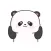 Chubby Panda Animated Stickers