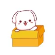 Lovely Puppy Animated Stickers