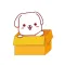 Lovely Puppy Animated Stickers