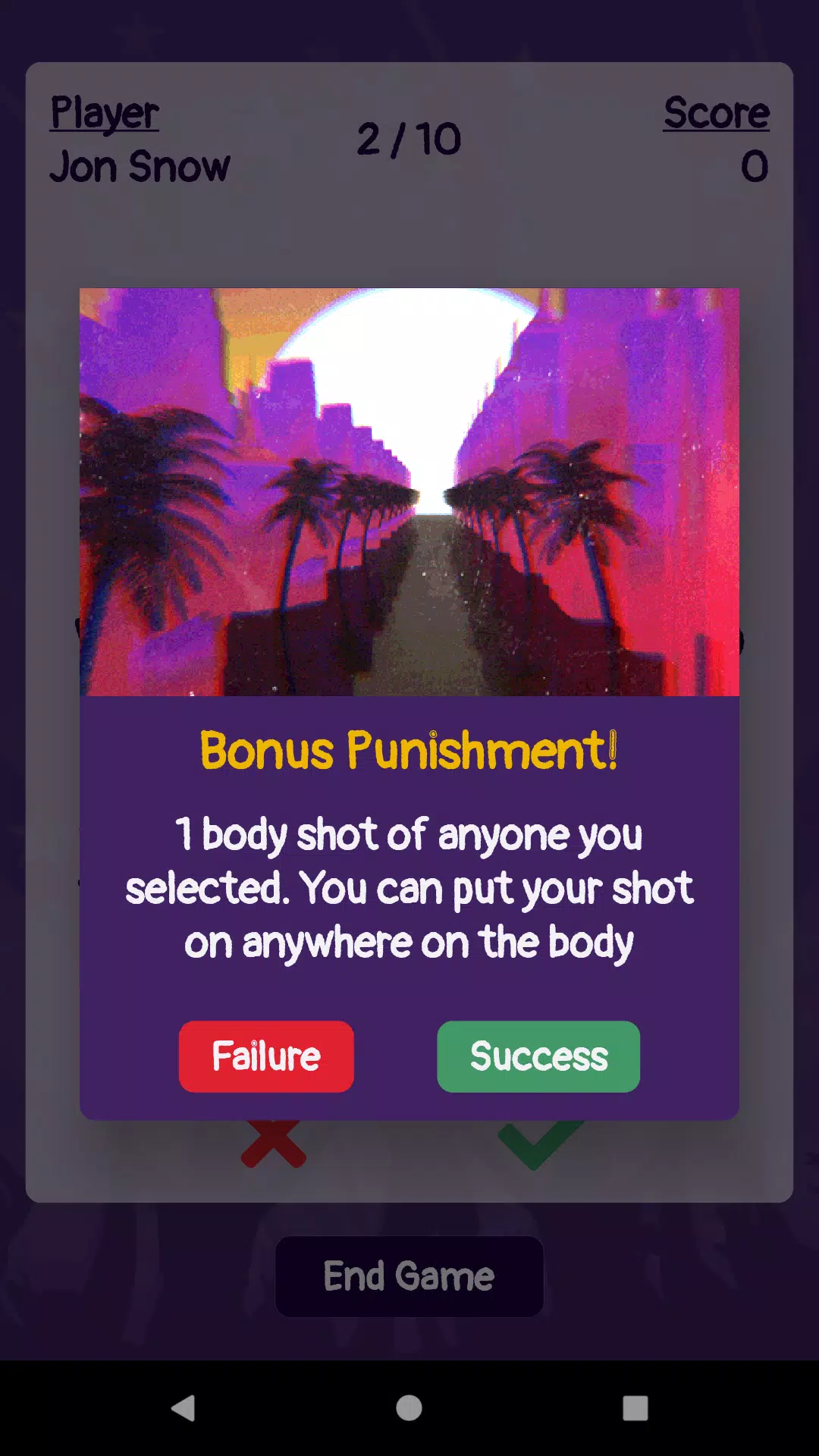 HowDareYou: Shot, Drink Game, Screenshots