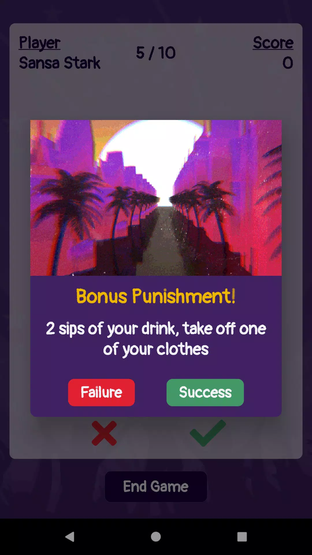 HowDareYou: Shot, Drink Game, Screenshots