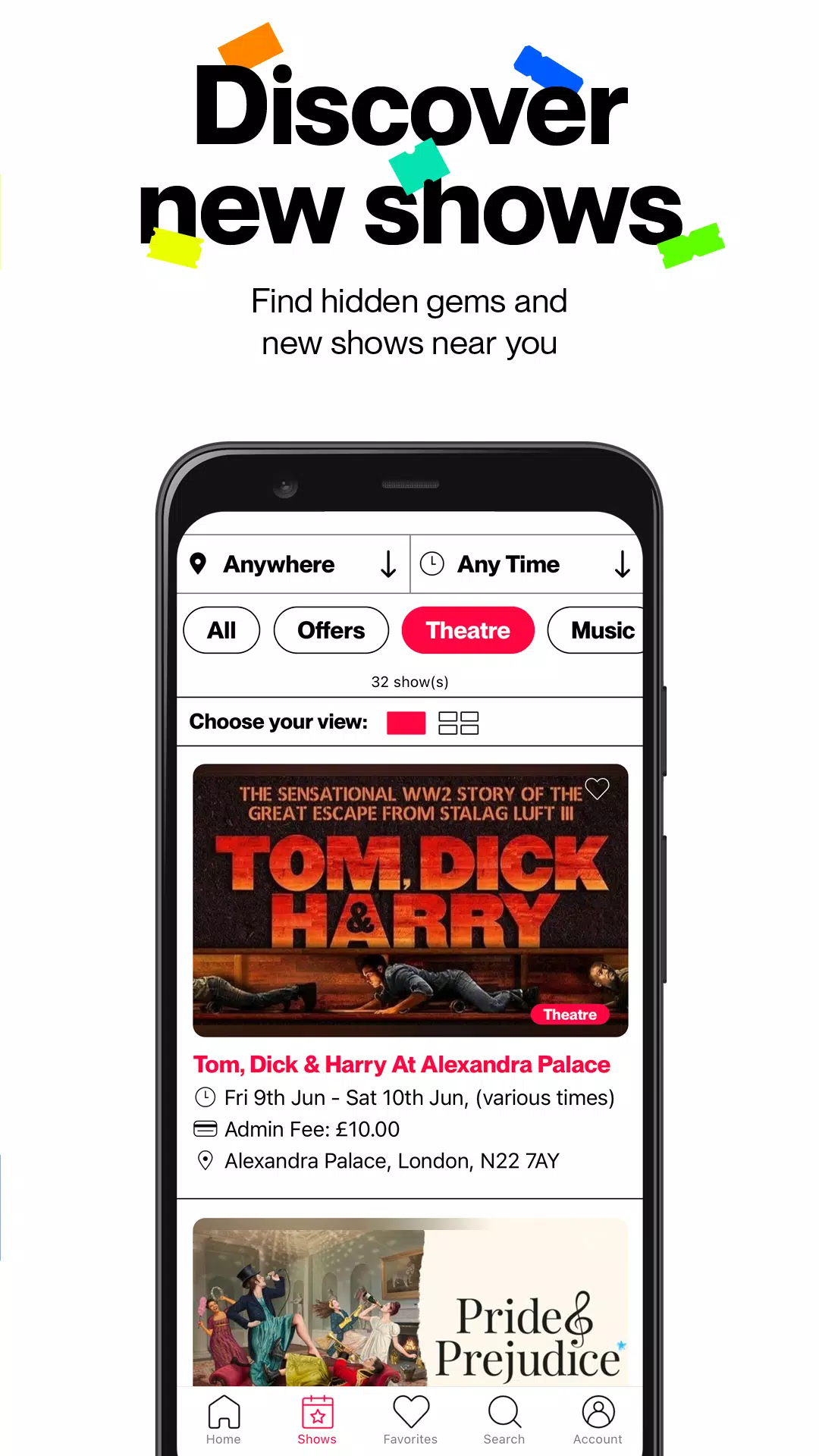 Central Tickets - Member App Screenshots