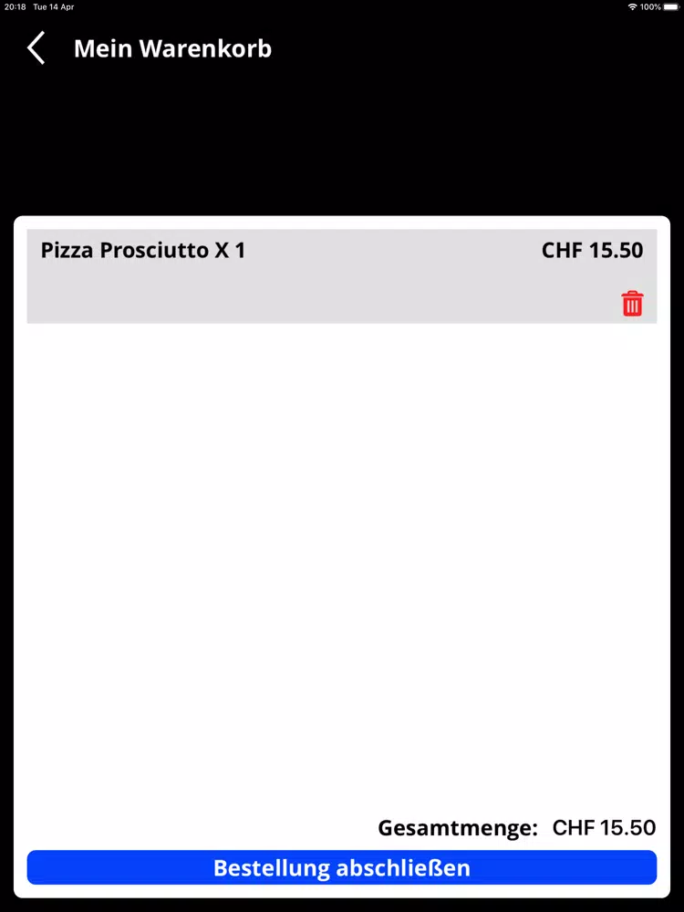Da Pepino Wetzikon iPad Screenshots