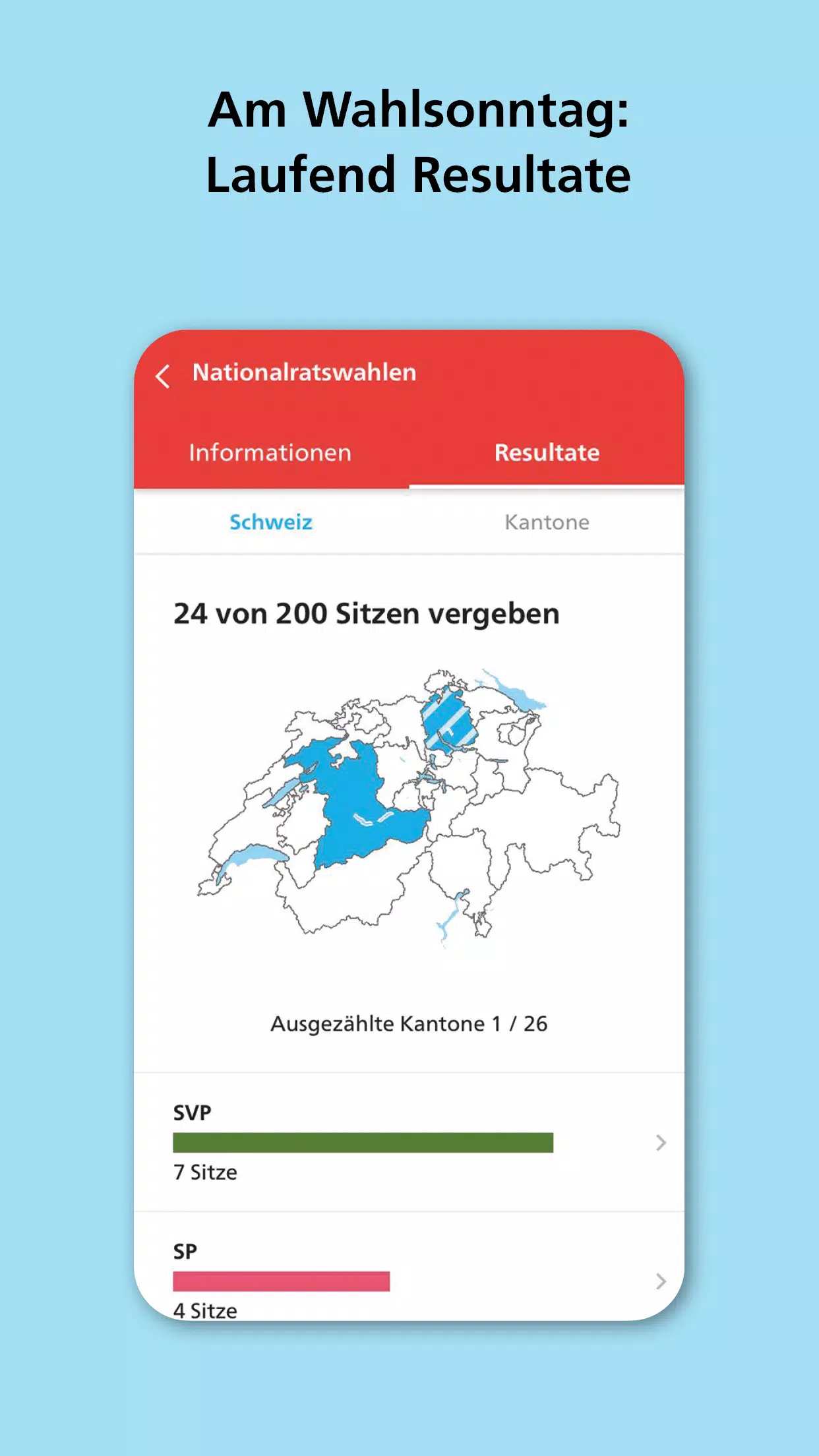 VoteInfo Screenshots