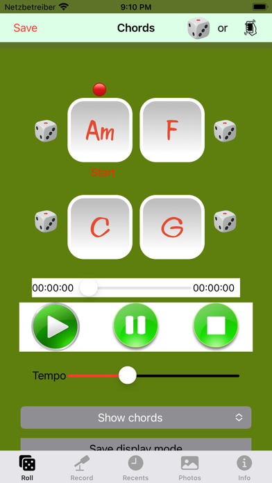 Chord dice Screenshots