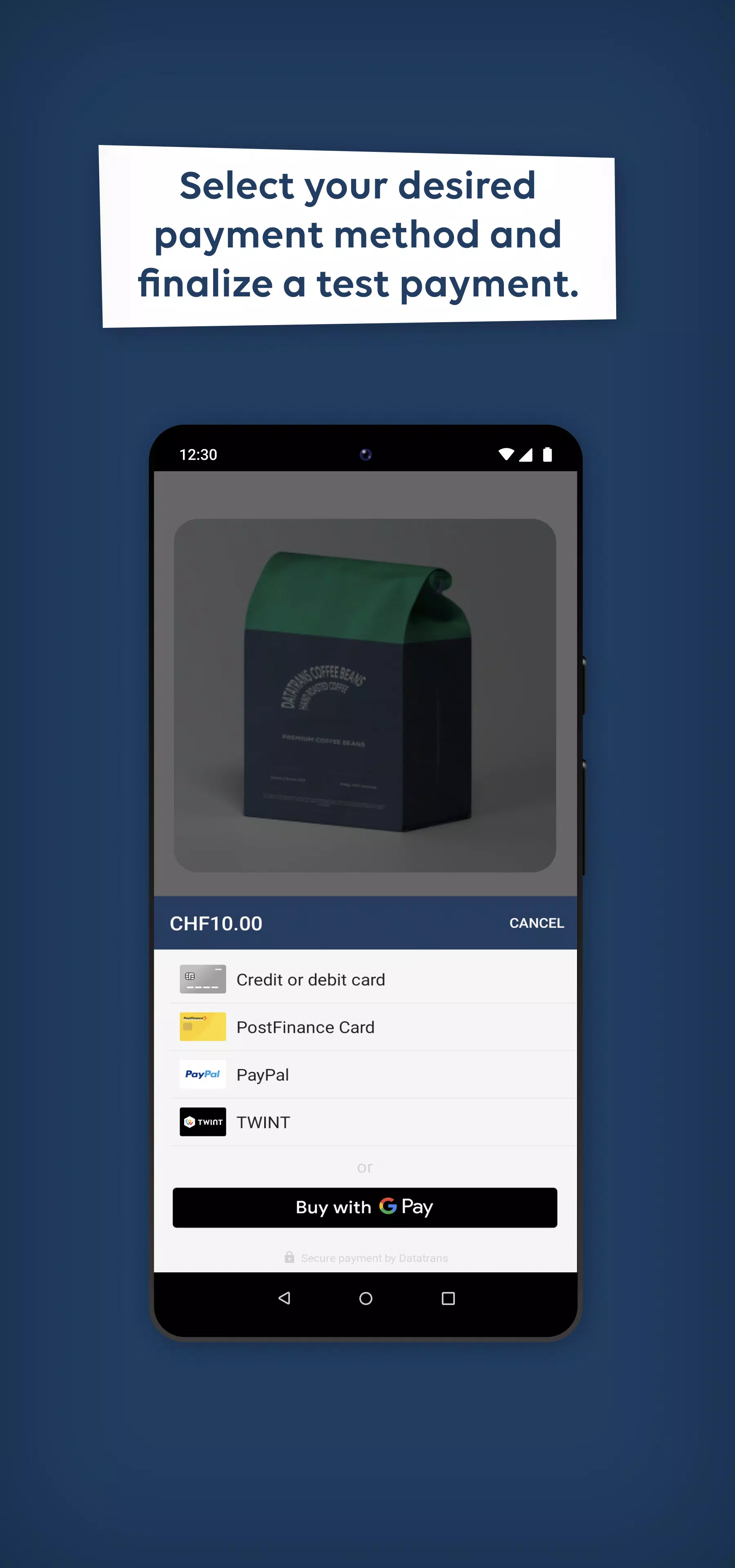 Datatrans SDK Showcase APK for Android Download - PGYER APKHUB