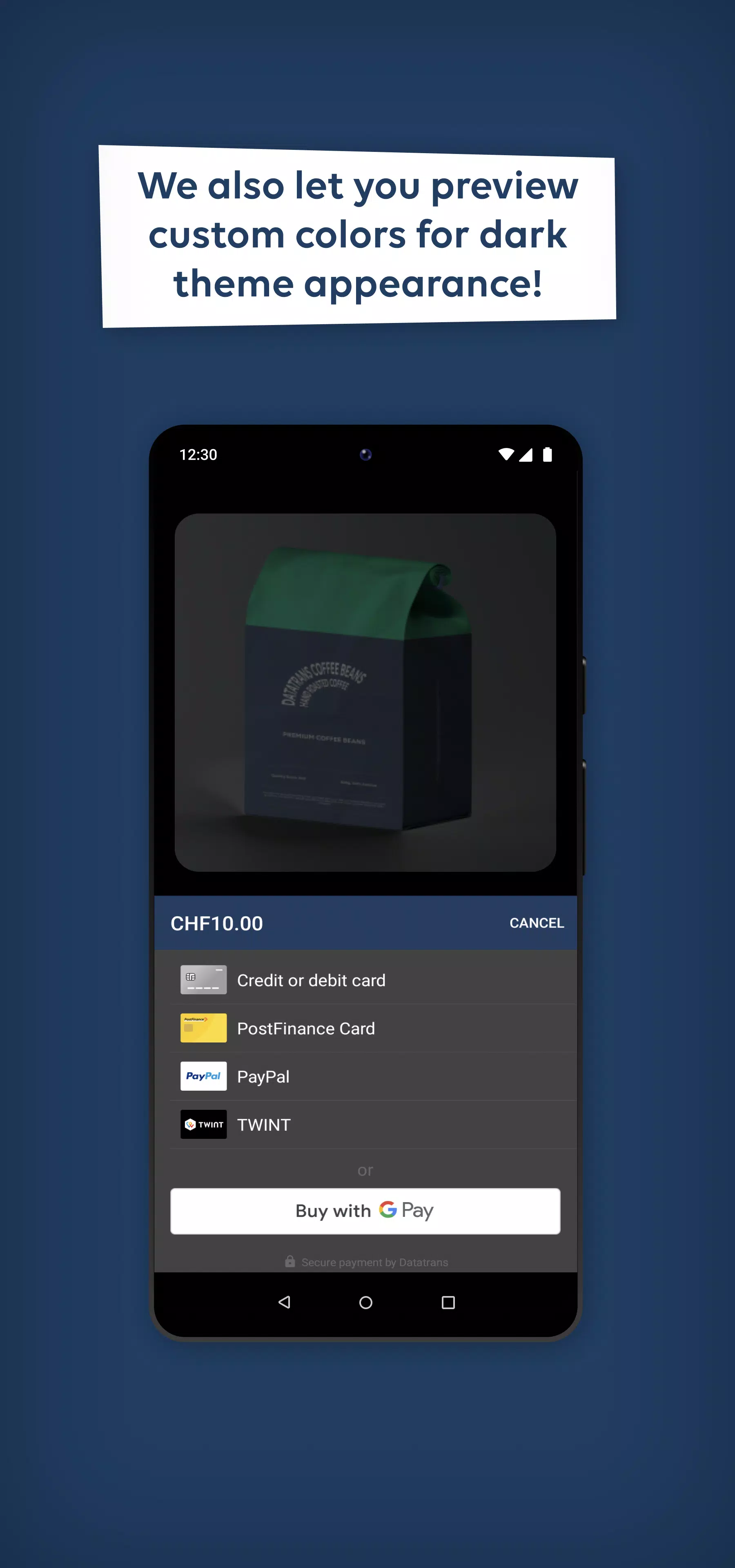 Datatrans SDK Showcase APK for Android Download - PGYER APKHUB