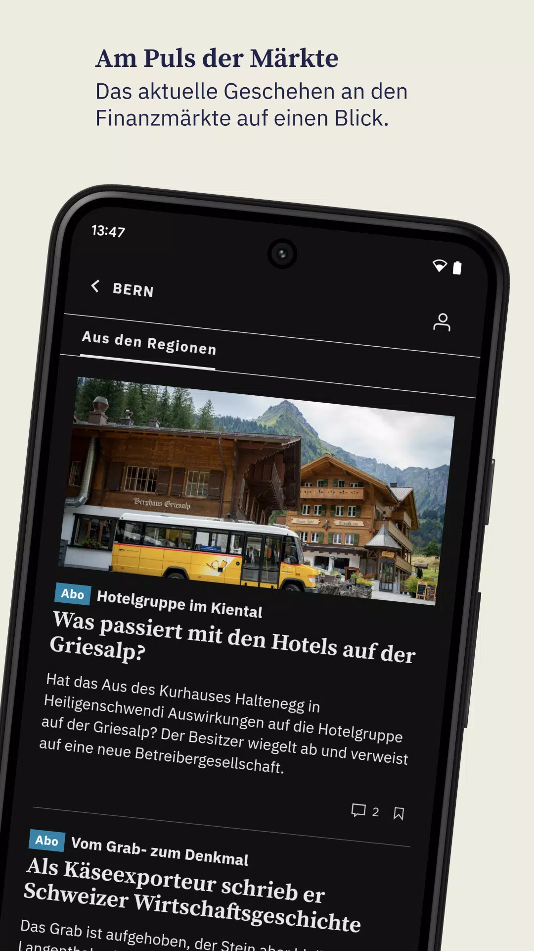 Screenshot di Der Bund Nachrichten