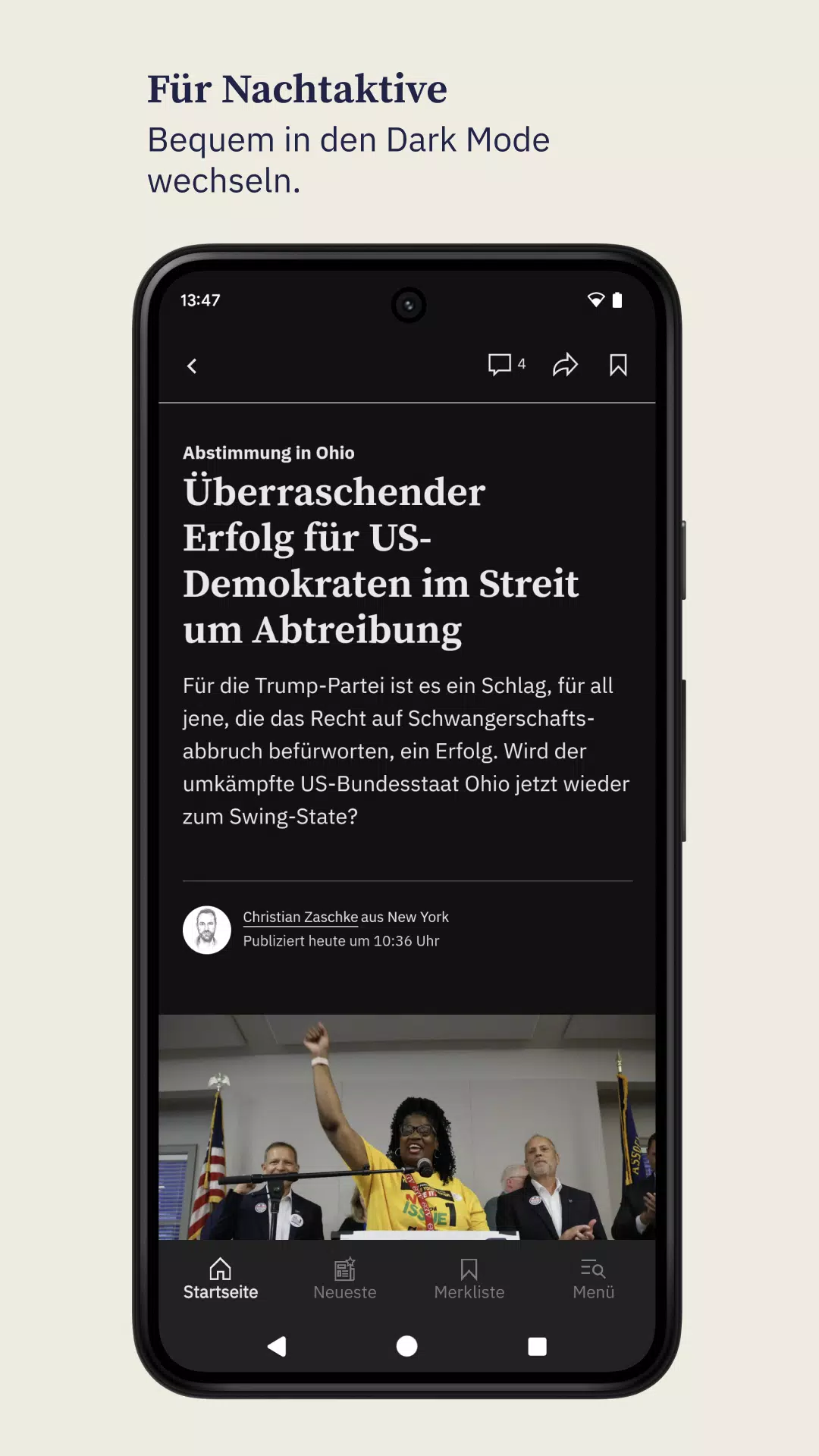 Screenshot di Der Bund Nachrichten