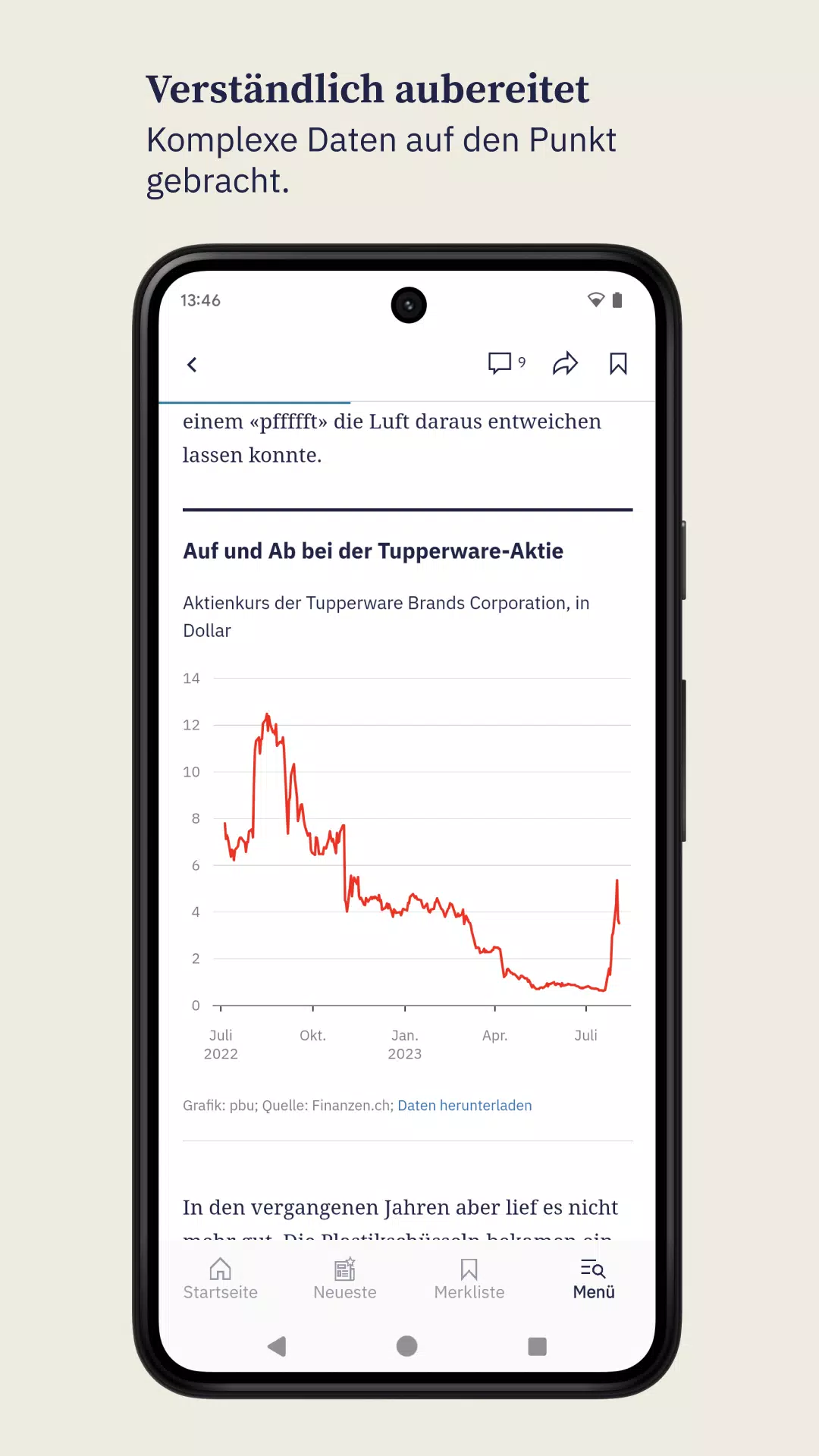 Screenshot di Der Bund Nachrichten