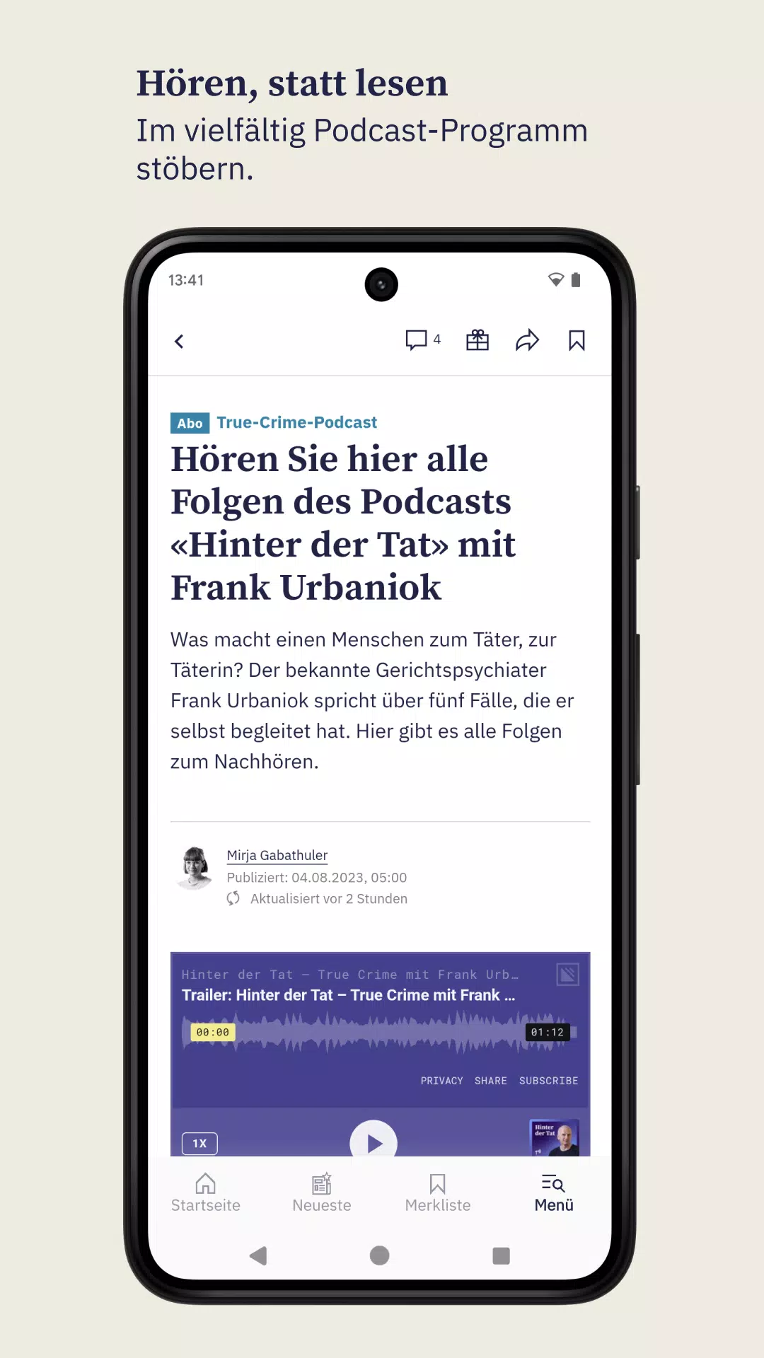 Screenshot di Der Bund Nachrichten
